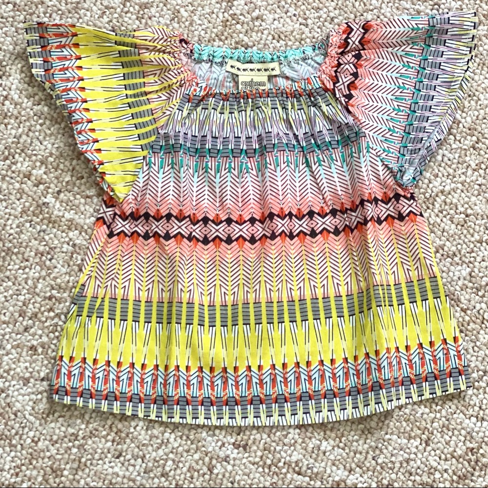 Anthem of the Ants girls woven top